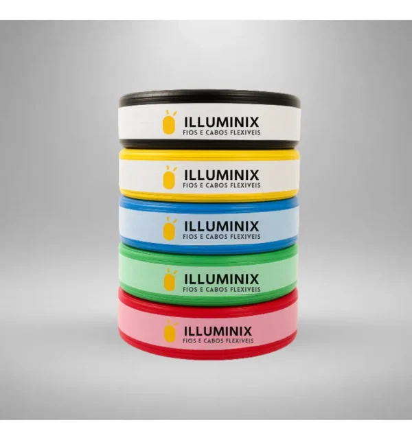Cabo Flexível 2,5 Mm² Illuminix Rolo Com 100 Metros 750v Preto